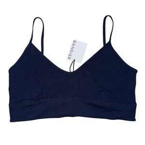 Sincerely Jules for Bandier NWT the meadow navy blue sports bra women’s size XL